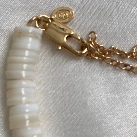 Sezane Josh Necklace Blue/Gray/Ecru HTF - Picture 3 of 5